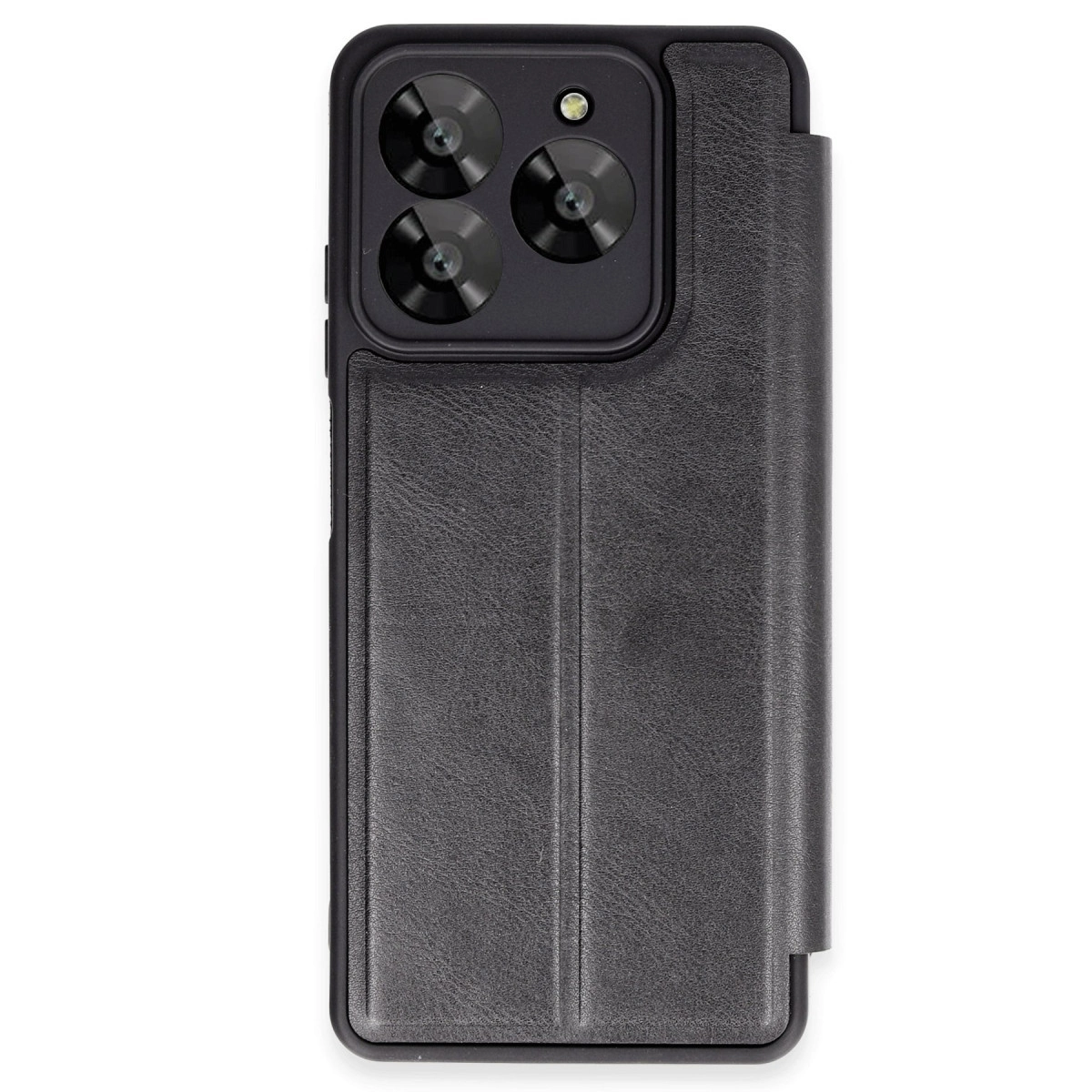 NEWFACE General Mobile Era 30 Uyumlu Flip Cover Telefon Kılıfı Siyah