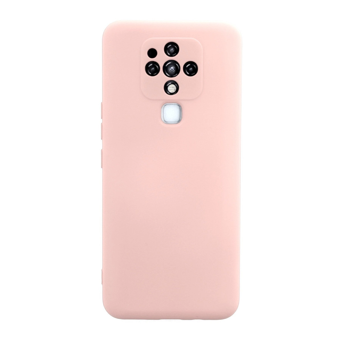 NEWFACE Tecno Camon 16 Uyumlu Nano İçi Kadife Silikon Telefon Kılıfı Pudra