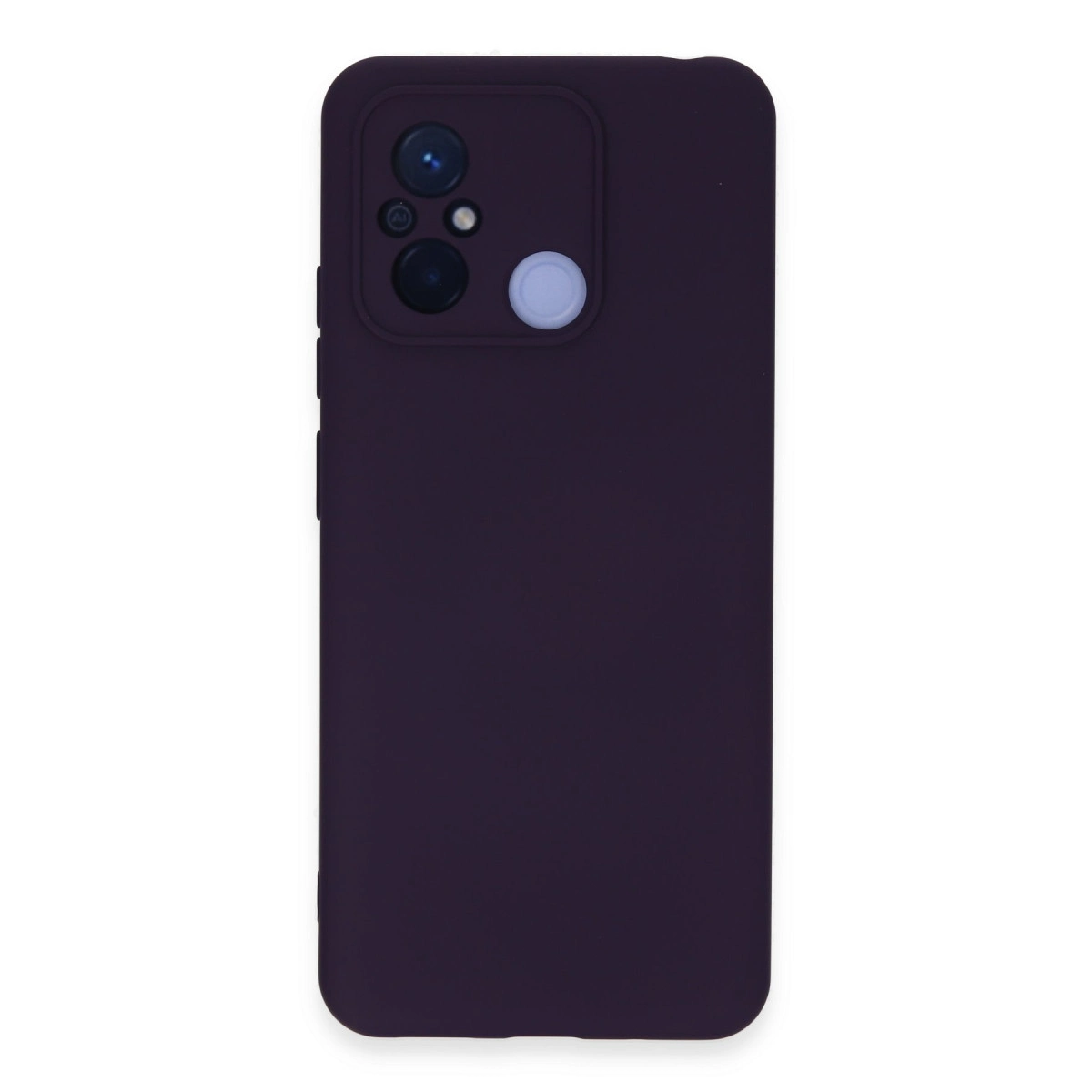 NEWFACE Xiaomi Redmi 12c Uyumlu Nano İçi Kadife Silikon Telefon Kılıfı Mor