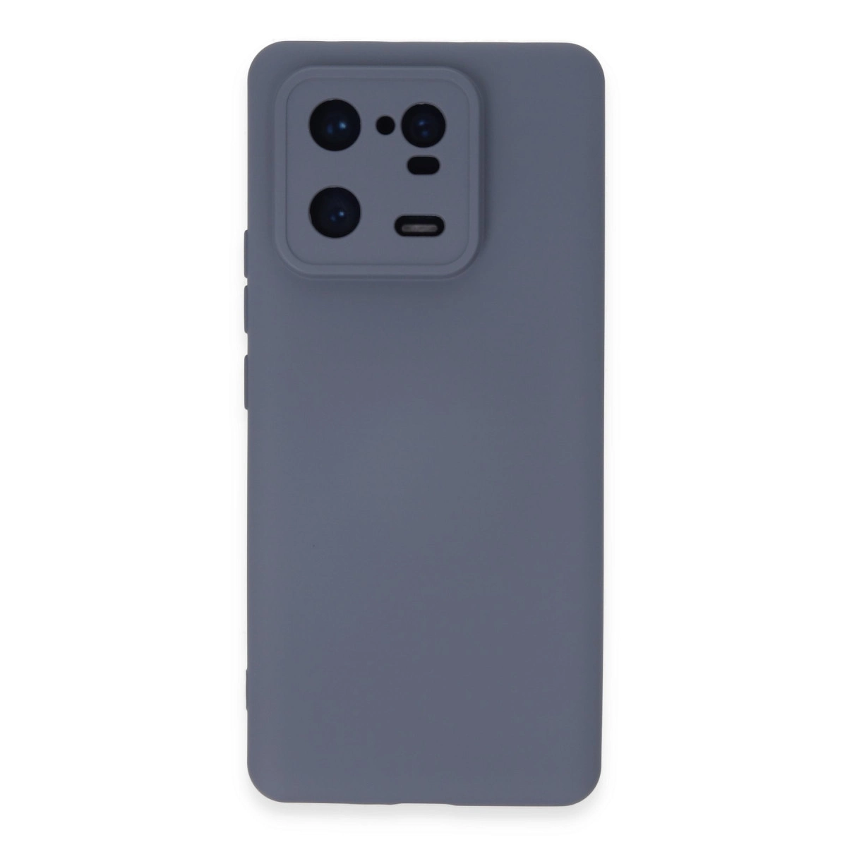 NEWFACE Xiaomi Mi 13 Pro Uyumlu Nano İçi Kadife Silikon Telefon Kılıfı Gri