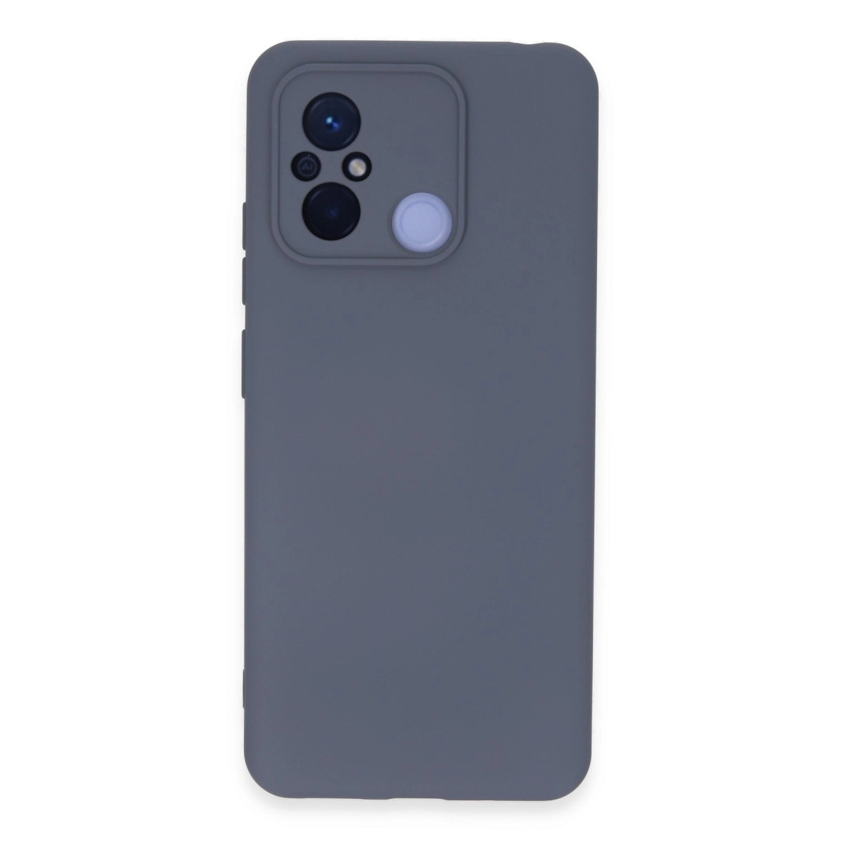 NEWFACE Xiaomi Redmi 12c Uyumlu Nano İçi Kadife Silikon Telefon Kılıfı Gri