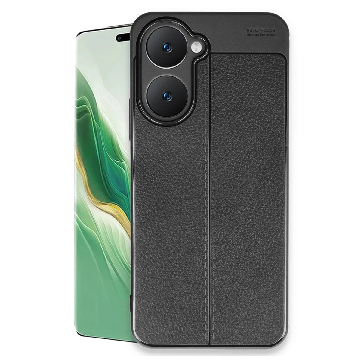NEWFACE Vivo Y18 Uyumlu Auto Focus Kapak Telefon Kılıfı Siyah