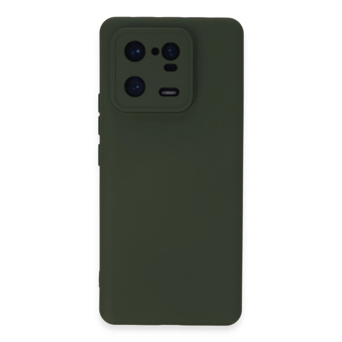 NEWFACE Xiaomi Mi 13 Pro Uyumlu Nano İçi Kadife Silikon Telefon Kılıfı Koyu Yeşil