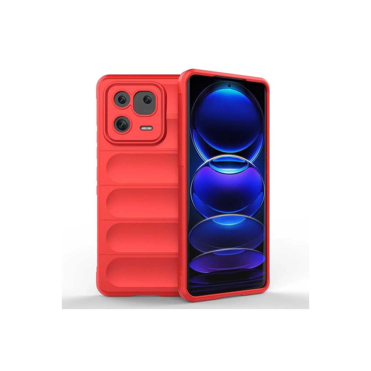 NEWFACE Xiaomi Mi 13 Uyumlu  Optimum Silikon Telefon Kılıfı Kırmızı