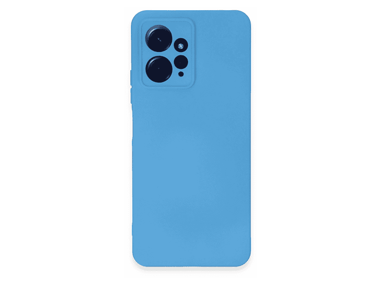 NEWFACE Xiaomi Redmi Note 12 4G Uyumlu Nano İçi Kadife Silikon Telefon Kılıfı Mavi