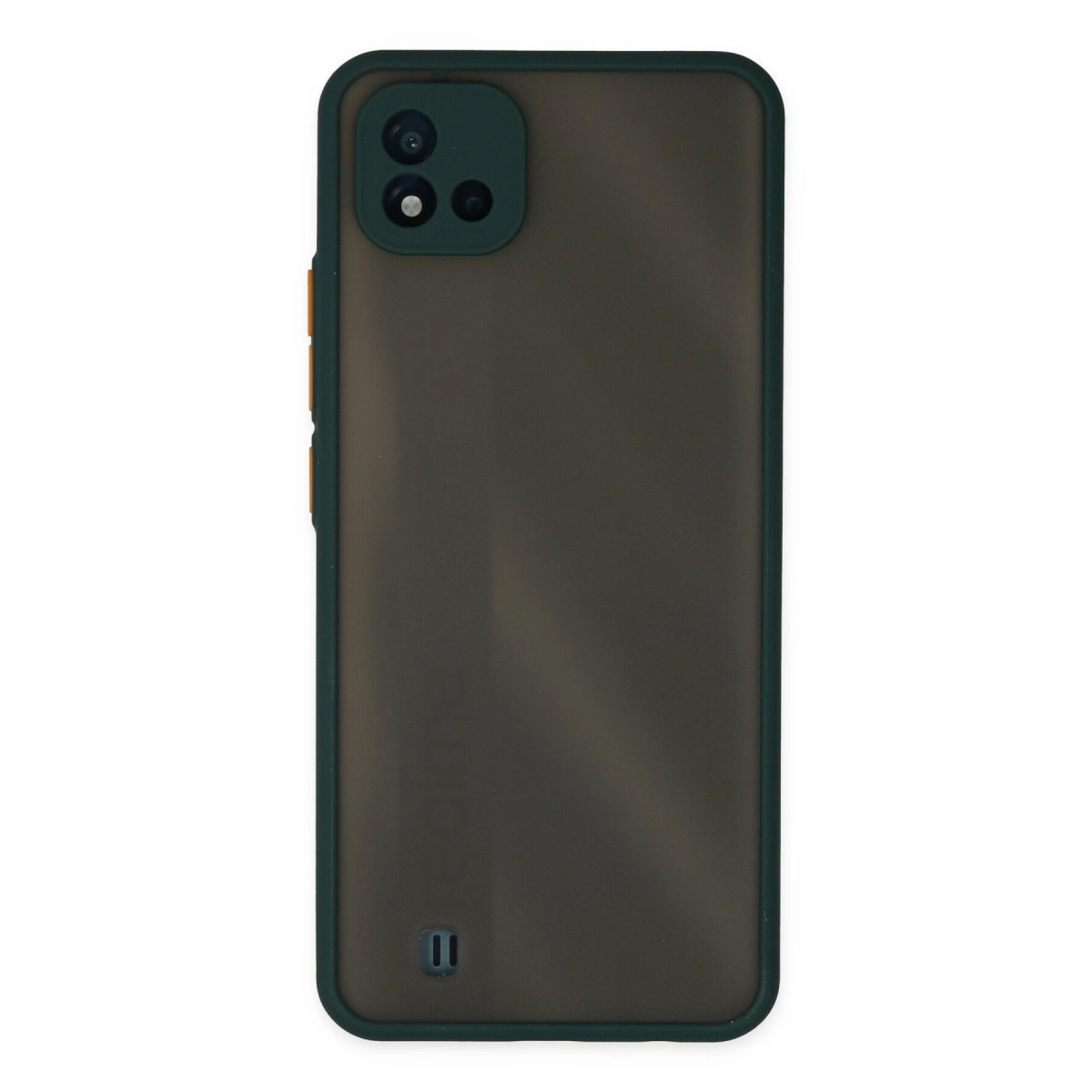 NEWFACE Realme C11 2021 Uyumlu Montreal Silikon Kapak Telefon Kılıfı Yeşil