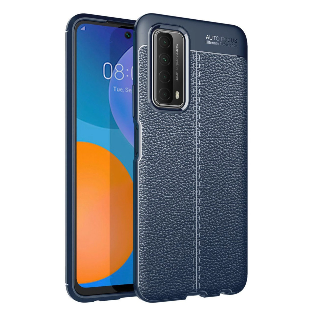 NEWFACE Huawei P Smart 2021 Uyumlu Auto Focus Kapak Telefon Kılıfı Lacivert