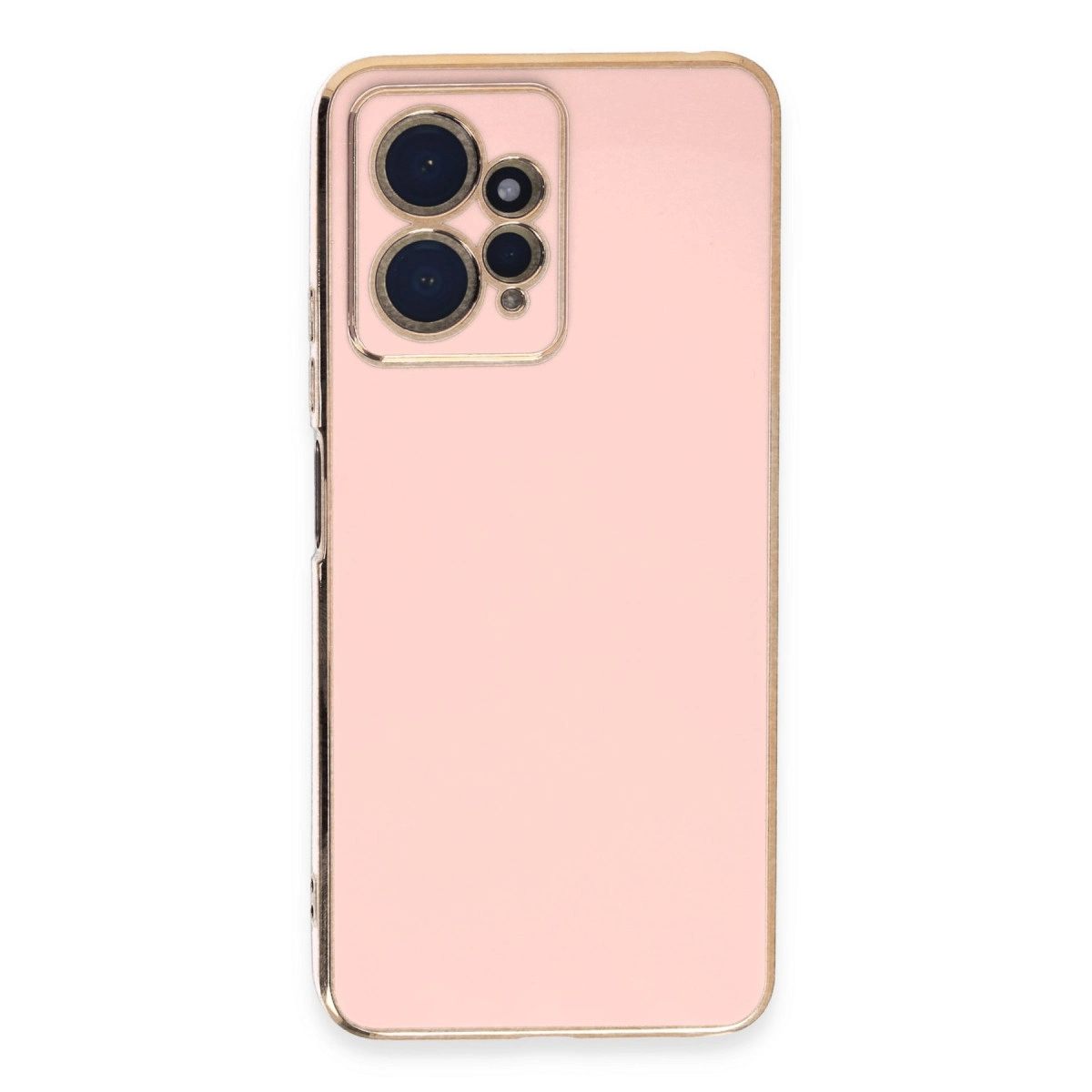 NEWFACE Xiaomi Redmi Note 12 4G Uyumlu Volet Silikon Telefon Kılıfı Pembe