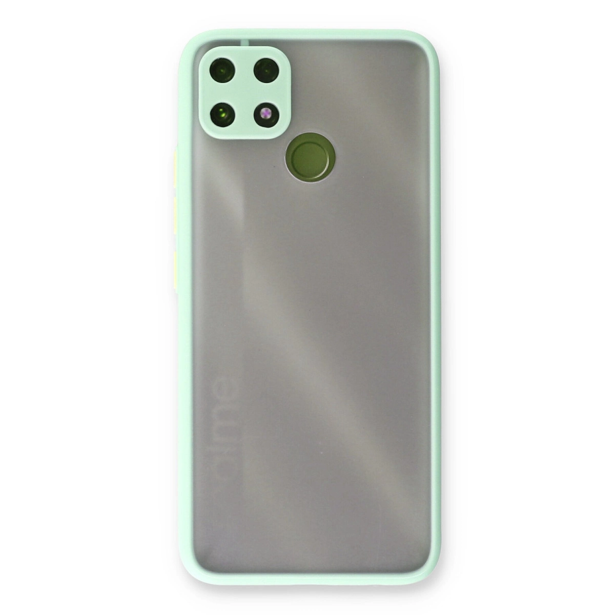 NEWFACE Realme C25 Uyumlu Montreal Silikon Kapak Telefon Kılıfı Turkuaz