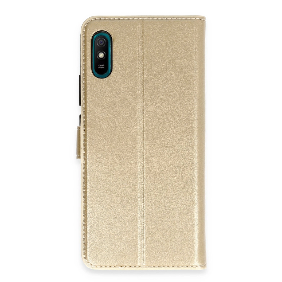 NEWFACE Xiaomi Redmi 9a Uyumlu Trend S Plus Kapaklı Telefon Kılıfı Altın