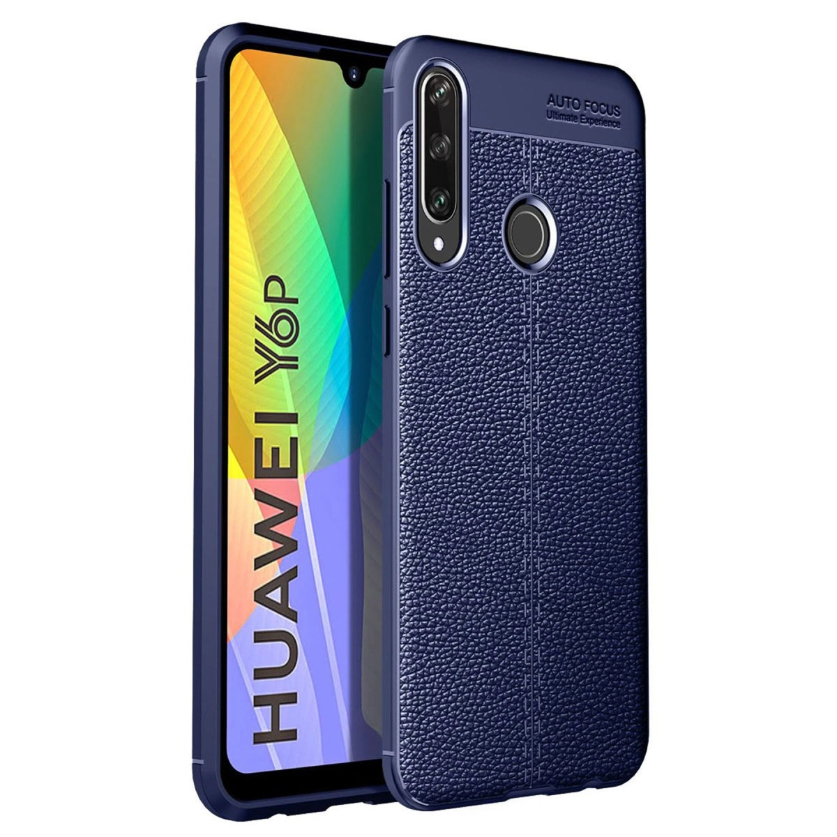 NEWFACE Huawei Y6p Uyumlu Auto Focus Kapak Telefon Kılıfı Lacivert