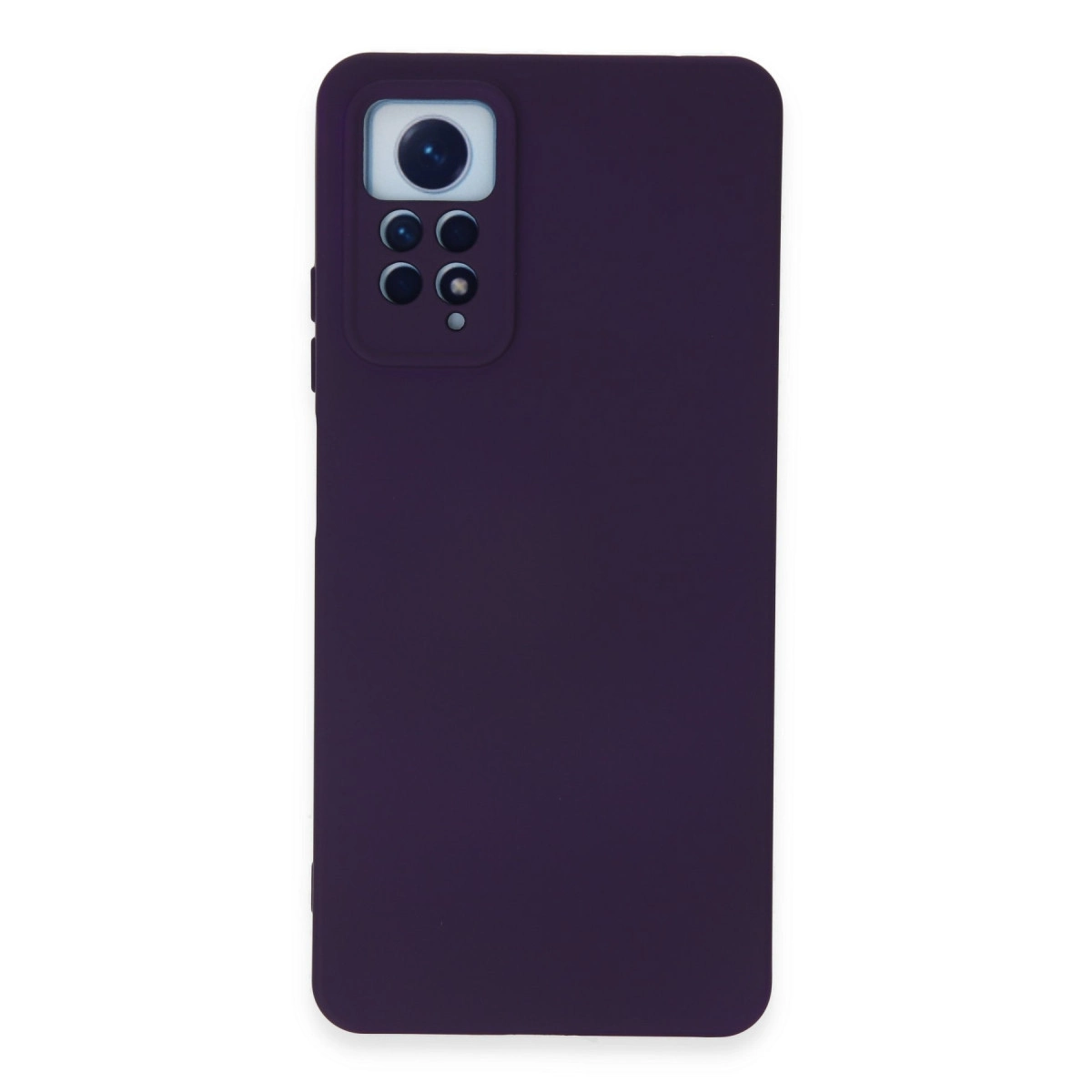 NEWFACE Xiaomi Redmi Note 12 Pro 4G Uyumlu Nano İçi Kadife Silikon Telefon Kılıfı Mor