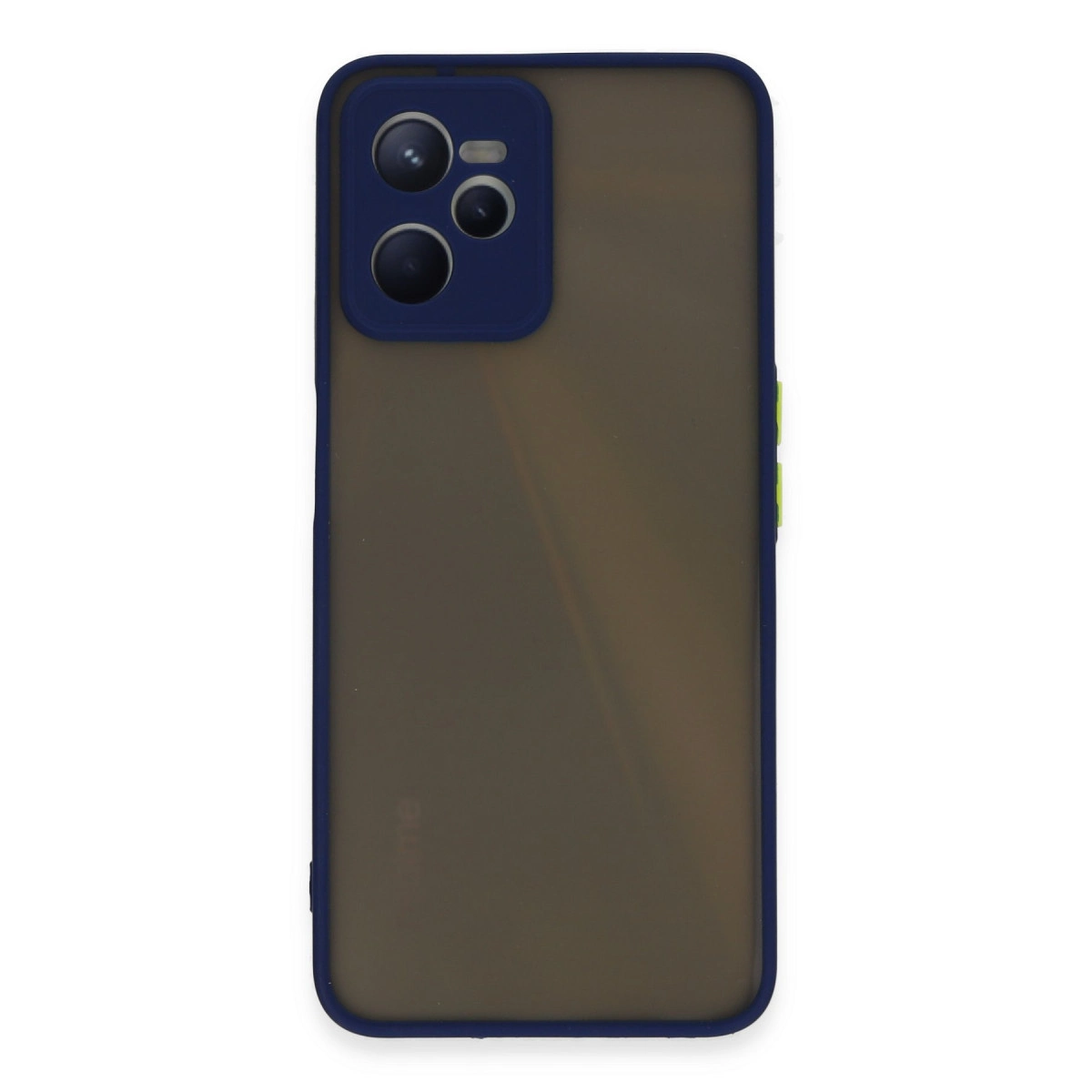 NEWFACE Realme C35 Uyumlu Montreal Silikon Kapak Telefon Kılıfı Lacivert