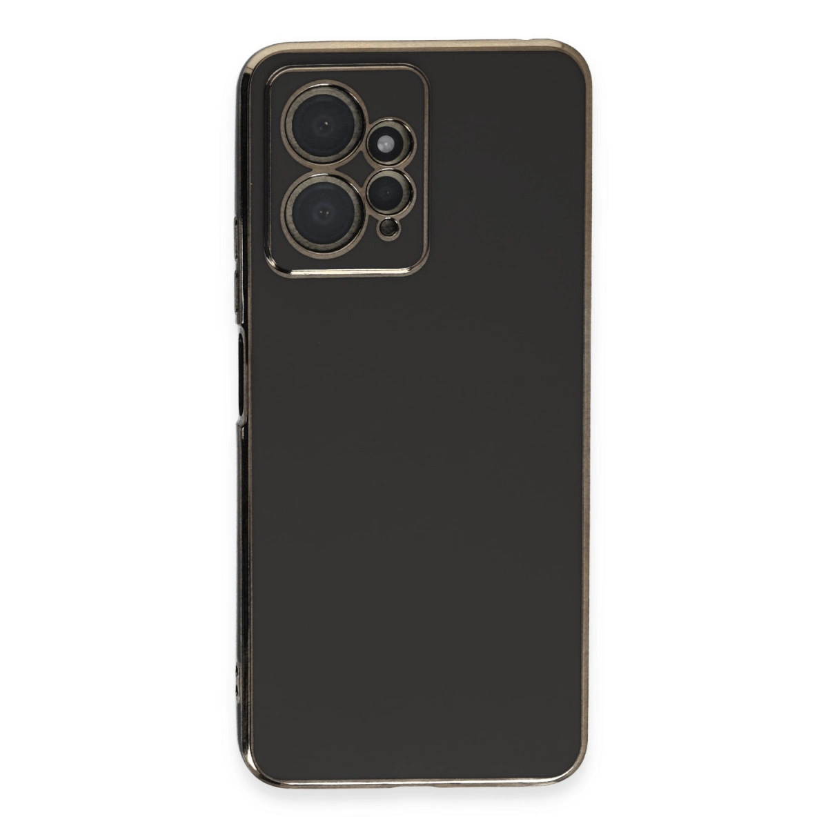 NEWFACE Xiaomi Redmi Note 12 4G Uyumlu Volet Silikon Telefon Kılıfı Siyah