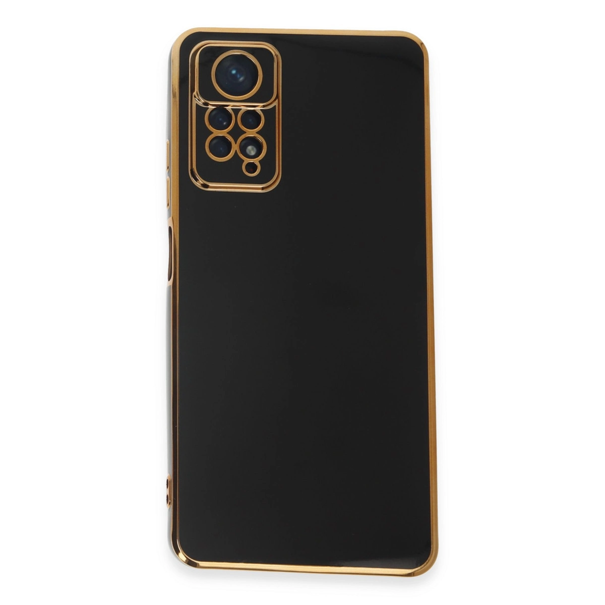 NEWFACE Xiaomi Redmi Note 12 Pro 4G Uyumlu Volet Silikon Telefon Kılıfı Siyah