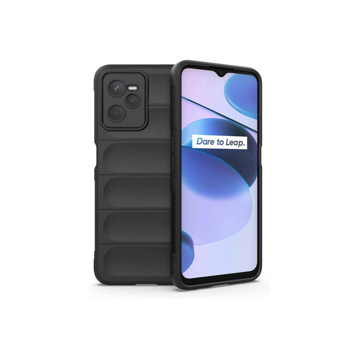 NEWFACE Realme C35 Uyumlu Optimum Silikon Telefon Kılıfı Siyah