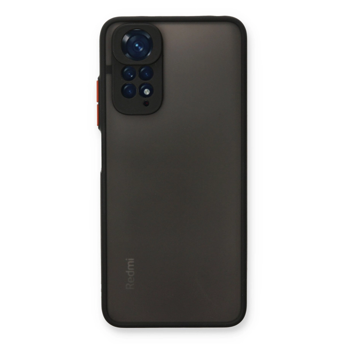 NEWFACE Xiaomi Redmi Note 11  Uyumlu Montreal Silikon Kapak Telefon Kılıfı Siyah