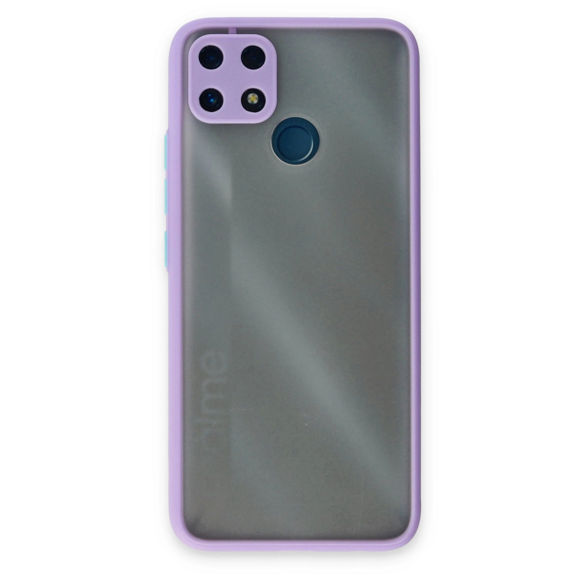 NEWFACE Realme C25 Uyumlu Montreal Silikon Kapak Telefon Kılıfı Mor