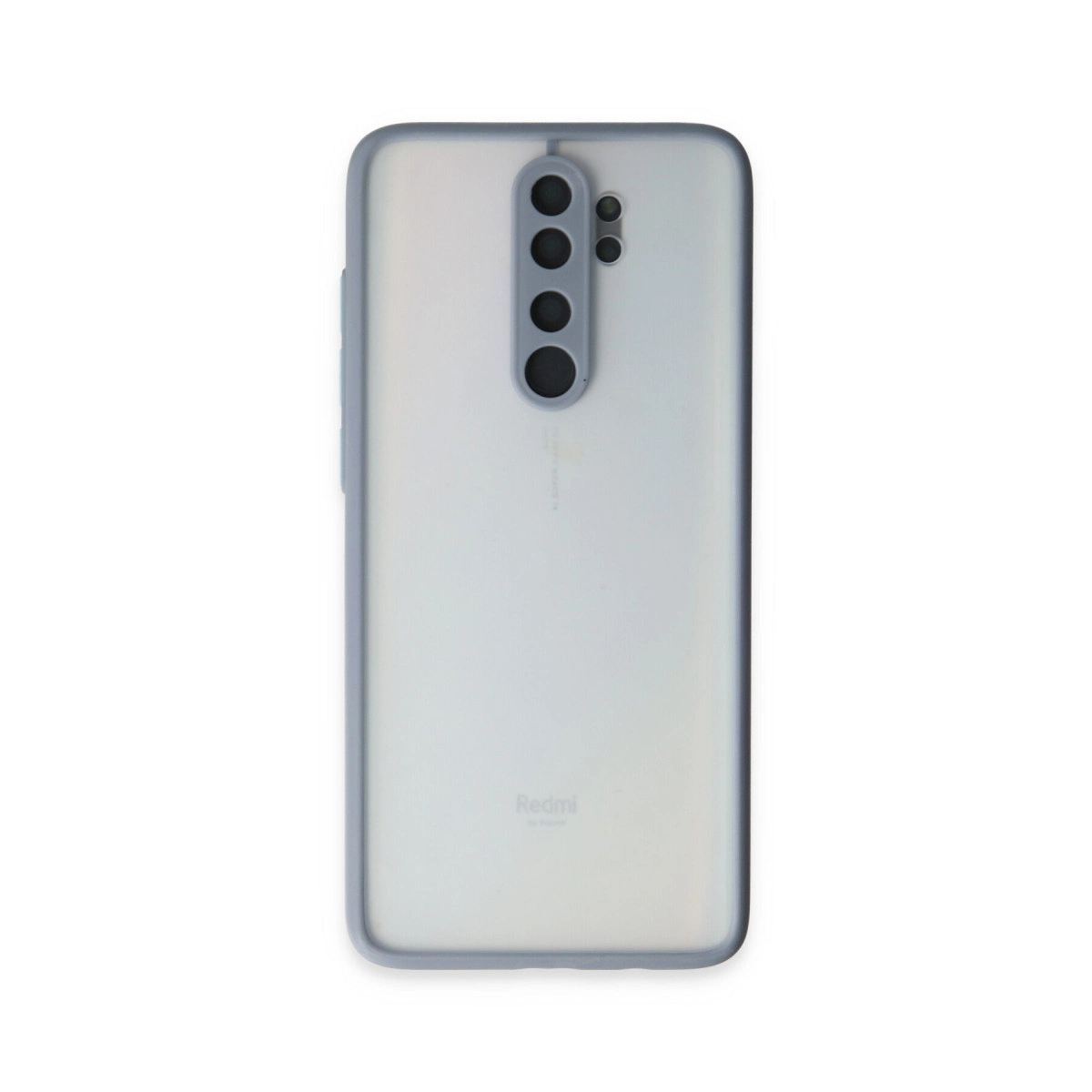 NEWFACE Xiaomi Redmi Note 8 Pro Uyumlu Montreal Silikon Kapak Telefon Kılıfı Gri