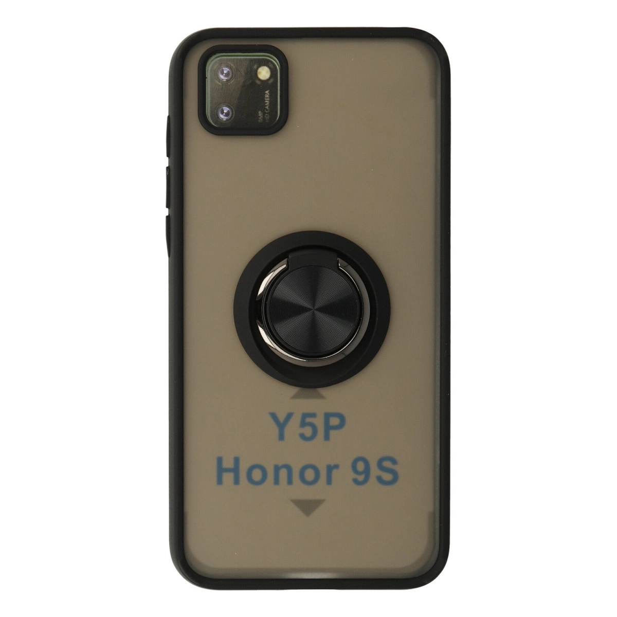 Halka tutuculu ve 'Honor 9S' yazılı telefonun arkası.