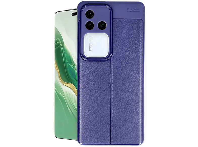 NEWFACE Vivo V30 5G Uyumlu Auto Focus Kapak Telefon Kılıfı Lacivert