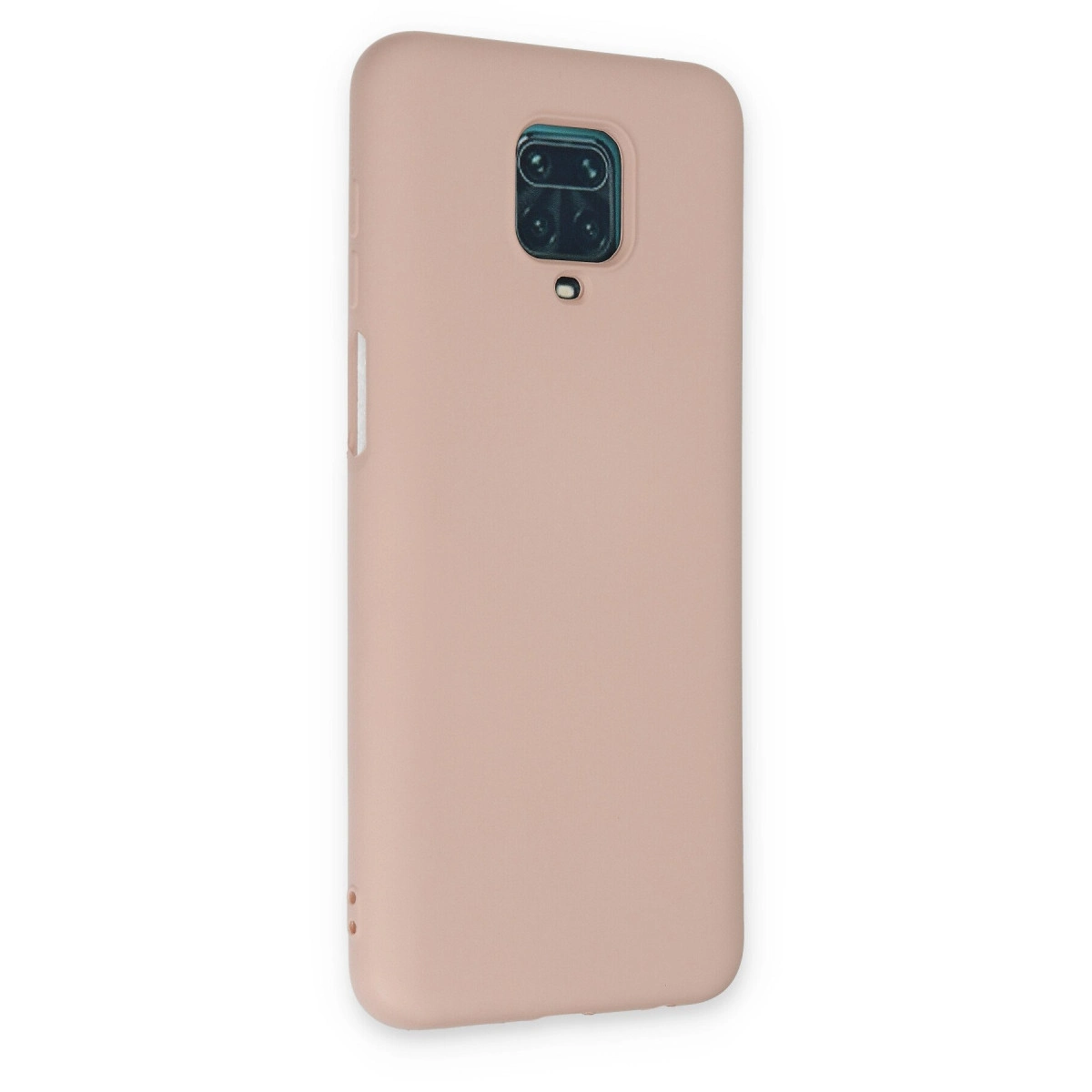 Dikdörtgen kamera lens ünitesine sahip pembe telefon kılıfı.