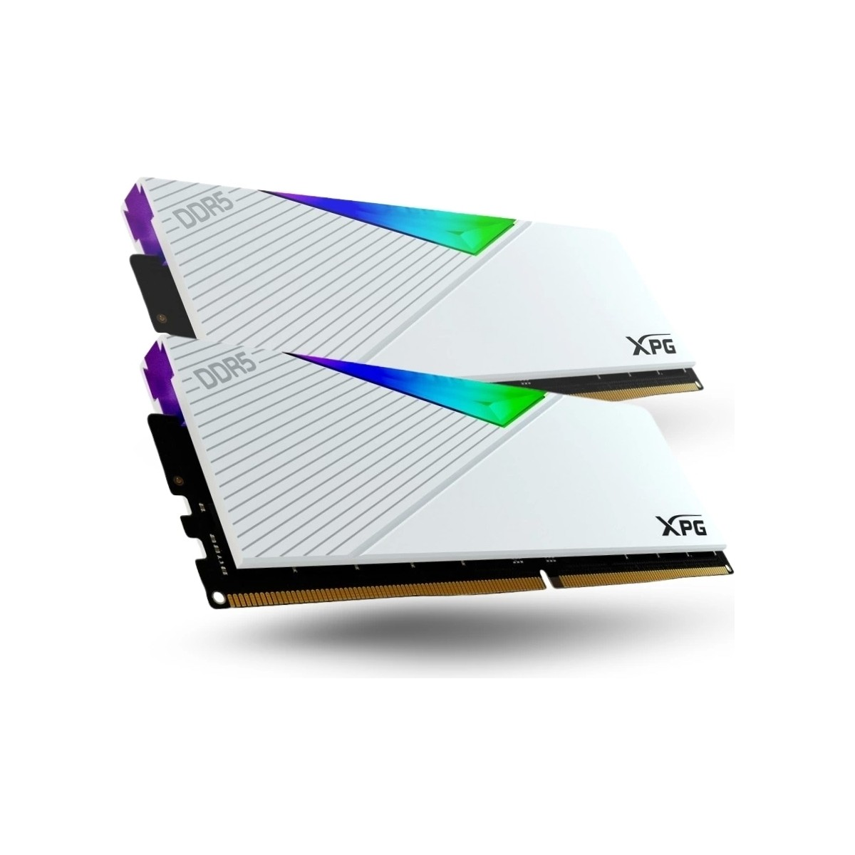 XPG Lancer Beyaz DDR5 6000Mhz RGB CL30 AX5U6000C3032G-DCLARWH Dual