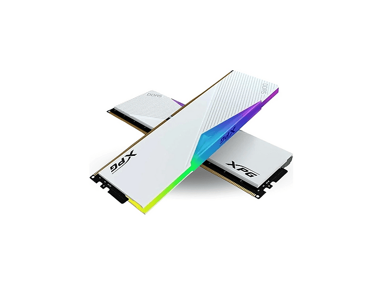 XPG Lancer Beyaz DDR5 6000Mhz RGB CL30 AX5U6000C3032G-DCLARWH Dual