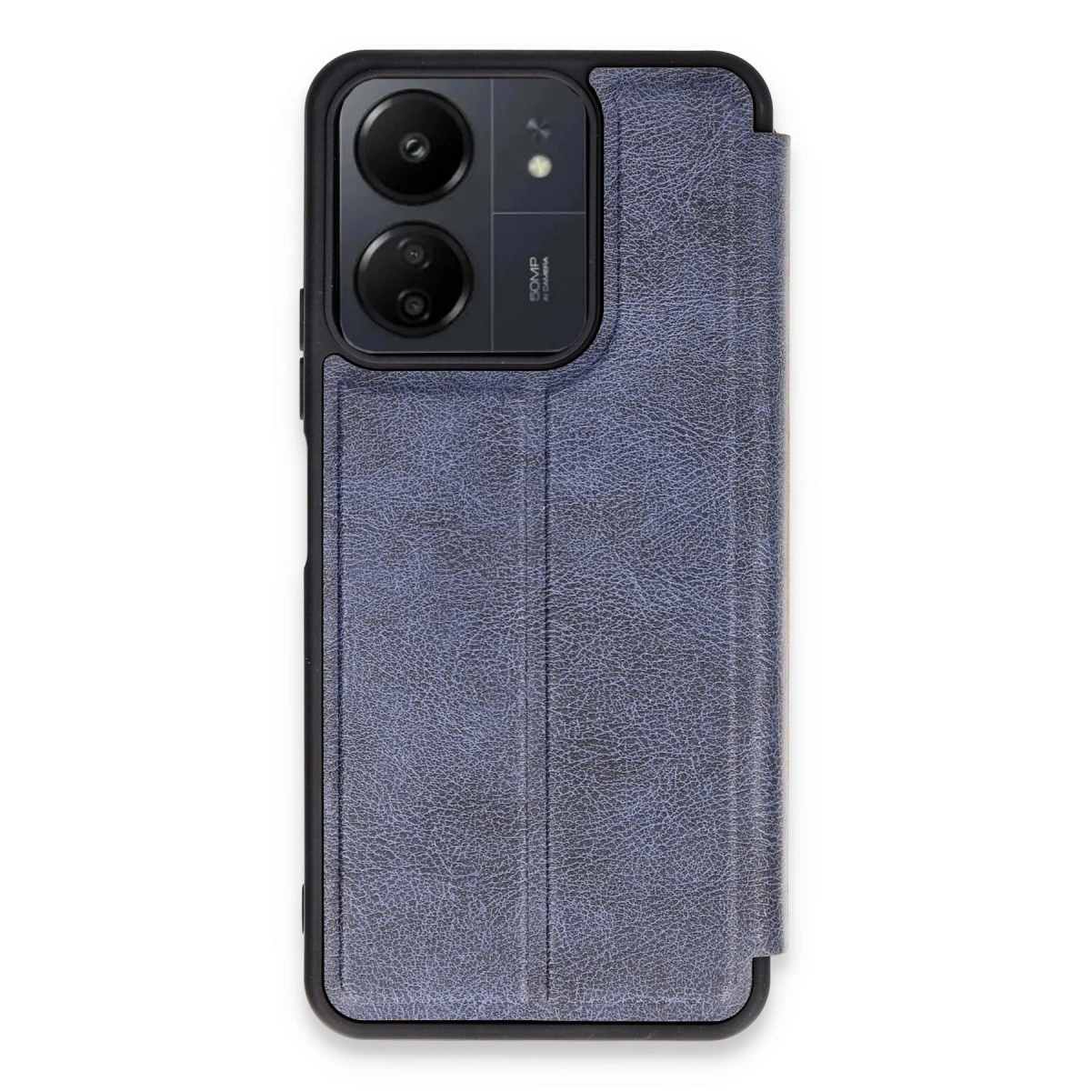 NEWFACE Xiaomi Redmi 13C Uyumlu Flip Cover Telefon Kılıfı Lacivert