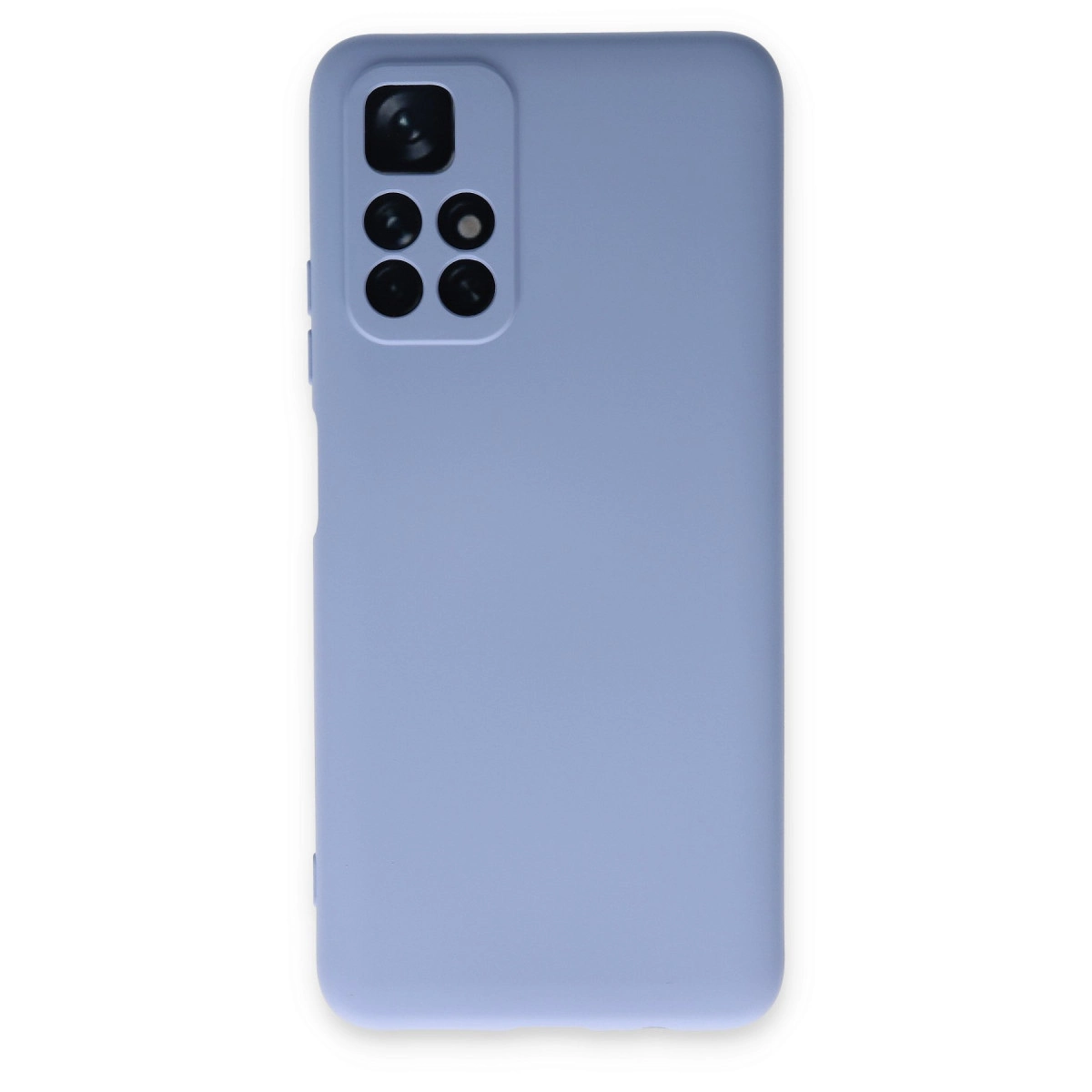 NEWFACE Xiaomi Redmi Note 11T Uyumlu Nano İçi Kadife Silikon Telefon Kılıfı Lila