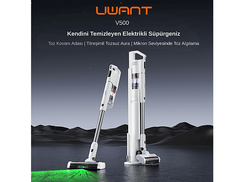 UWANT 25.000PA Emiş Gücüne Sahip Kendisini Temizleyebilen BLDC