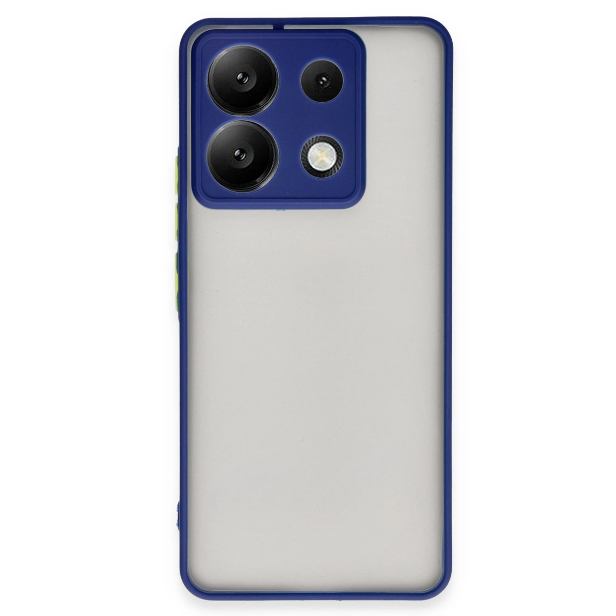 NEWFACE Xiaomi Redmi Note 13 Pro 5G Uyumlu Montreal Silikon Kapak Telefon Kılıfı Lacivert