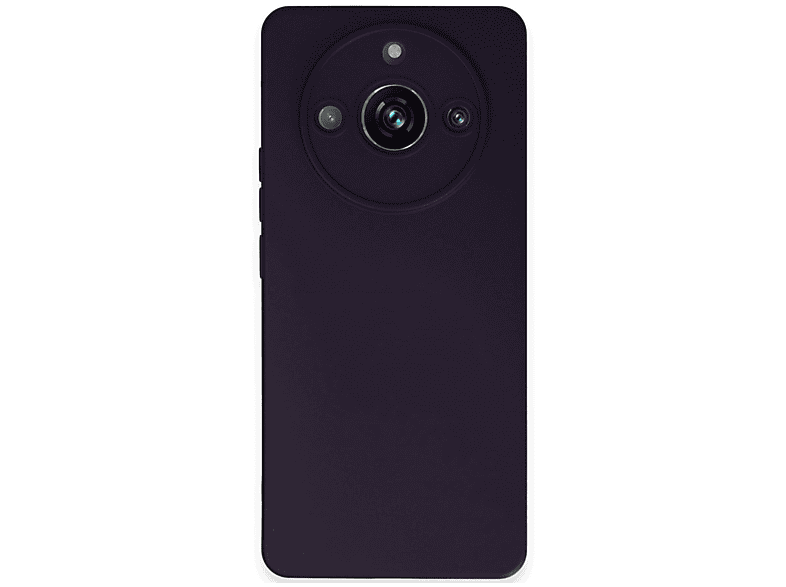 NEWFACE Realme 11 Pro Uyumlu Nano İçi Kadife Silikon Telefon Kılıfı Mor