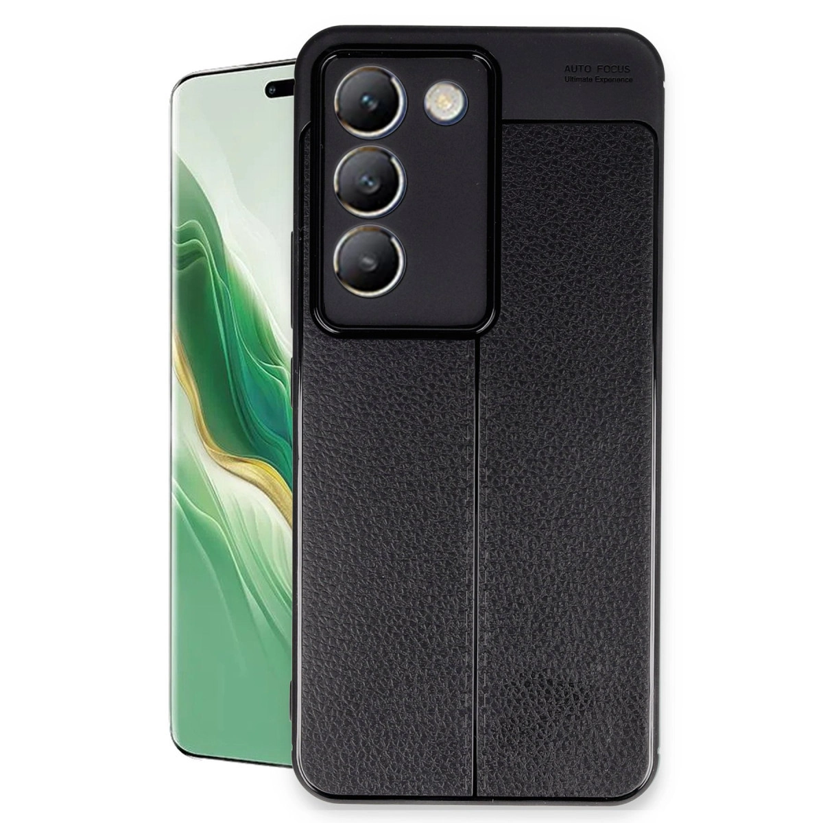 NEWFACE Vivo V30 Lite 4G Uyumlu Auto Focus Kapak Telefon Kılıfı Siyah