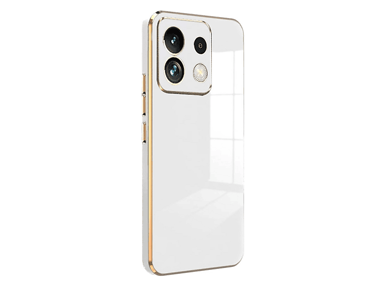 NEWFACE Xiaomi Redmi Note 13 5G Uyumlu Volet Silikon Telefon Kılıfı Beyaz