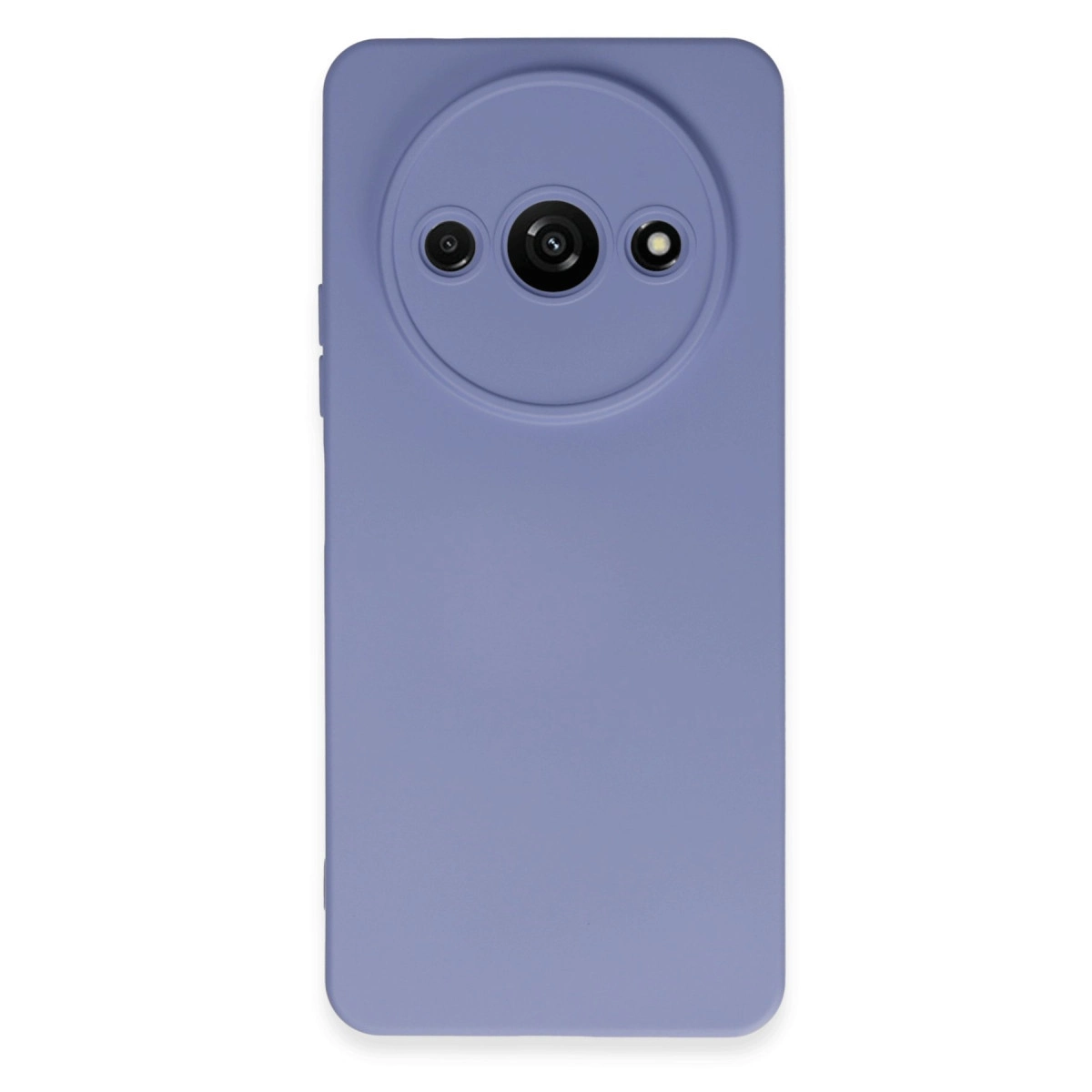 NEWFACE Xiaomi Redmi A3 4G Uyumlu Nano İçi Kadife Silikon Telefon Kılıfı Lila