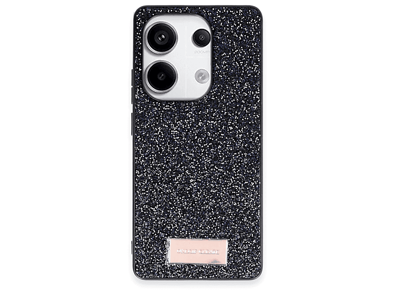 NEWFACE Xiaomi Redmi Note 13 Pro 4G Uyumlu Bright Simli Kapak Telefon Kılıfı Siyah