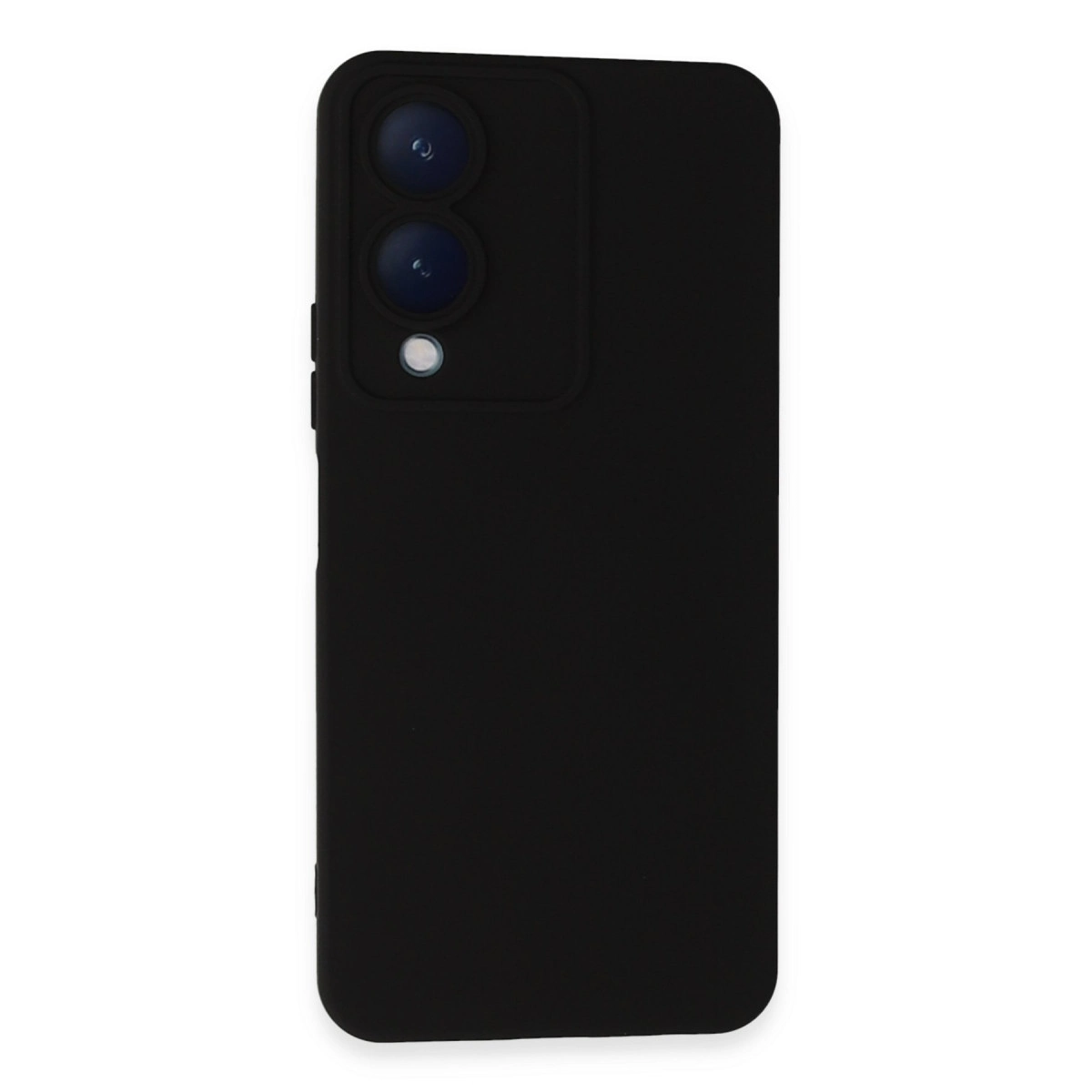 NEWFACE Vivo Y17S Uyumlu Nano İçi Kadife Silikon Telefon Kılıfı Siyah