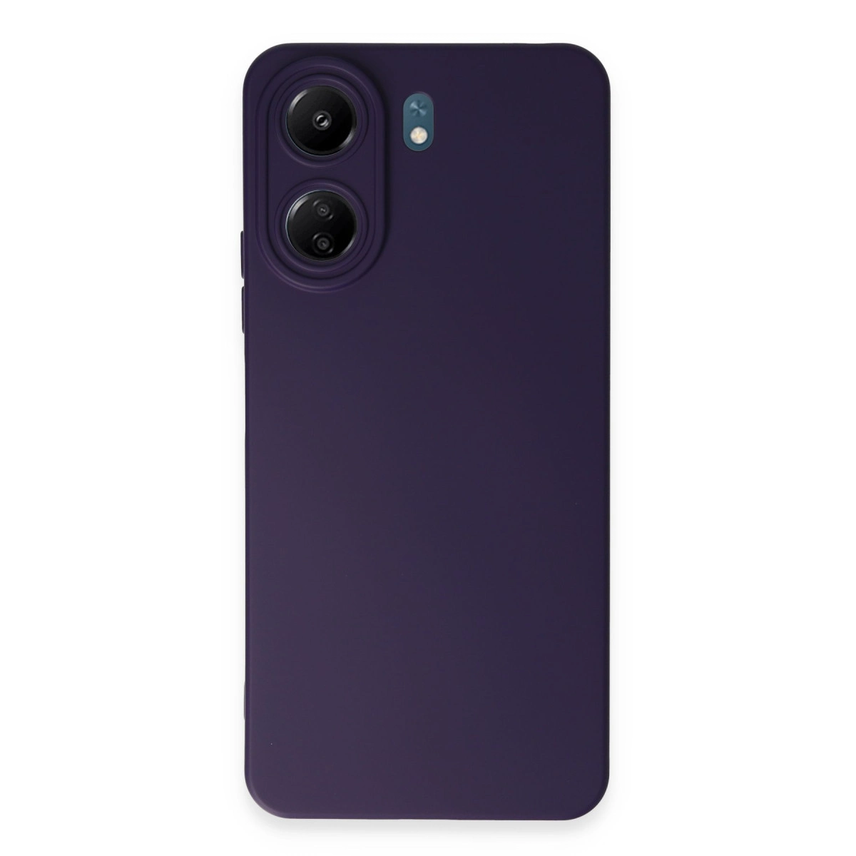 NEWFACE Xiaomi Redmi 13C Uyumlu Nano İçi Kadife Silikon Telefon Kılıfı Mor