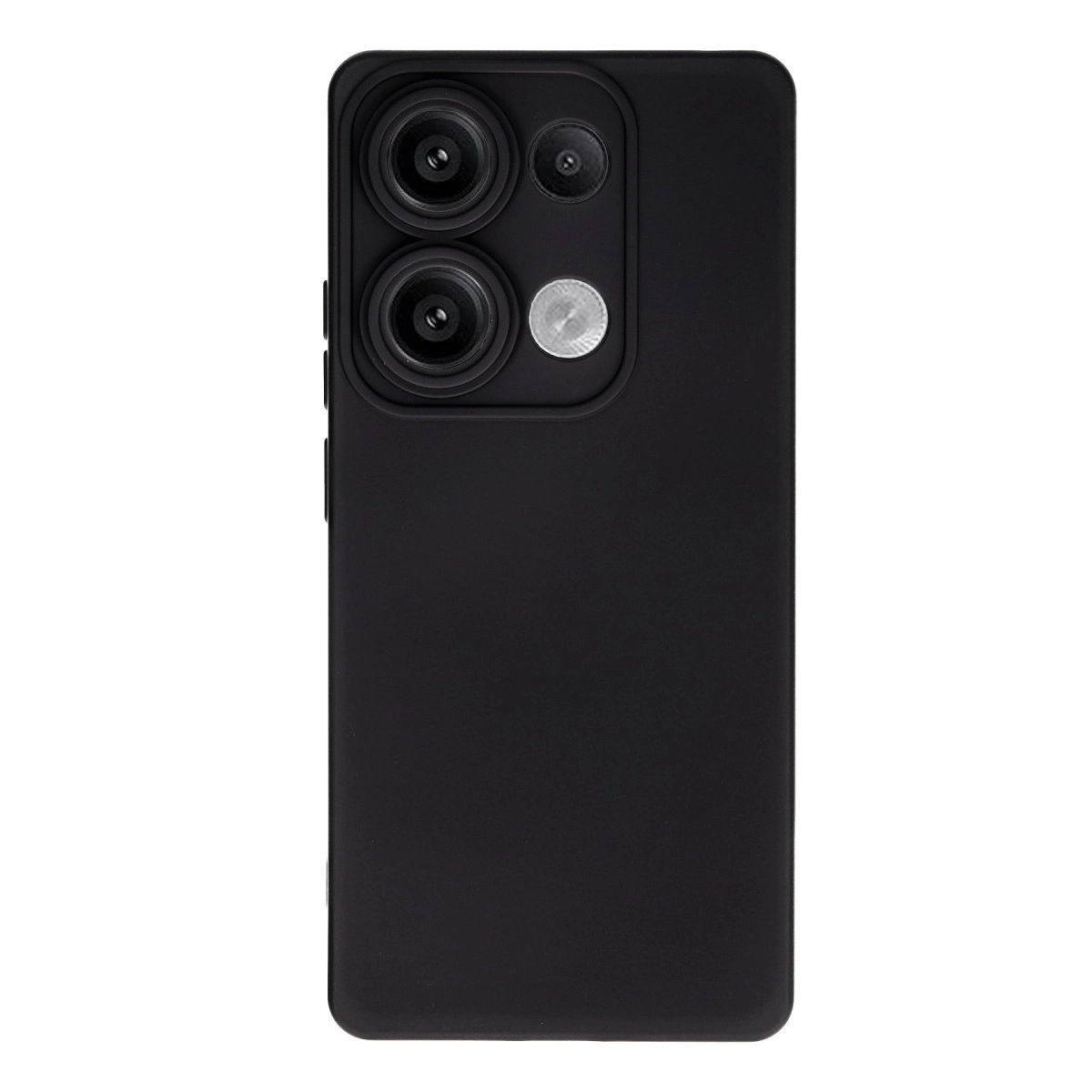 NEWFACE Xiaomi Redmi Note 13 Pro 4G Uyumlu Nano İçi Kadife Silikon Telefon Kılıfı Siyah