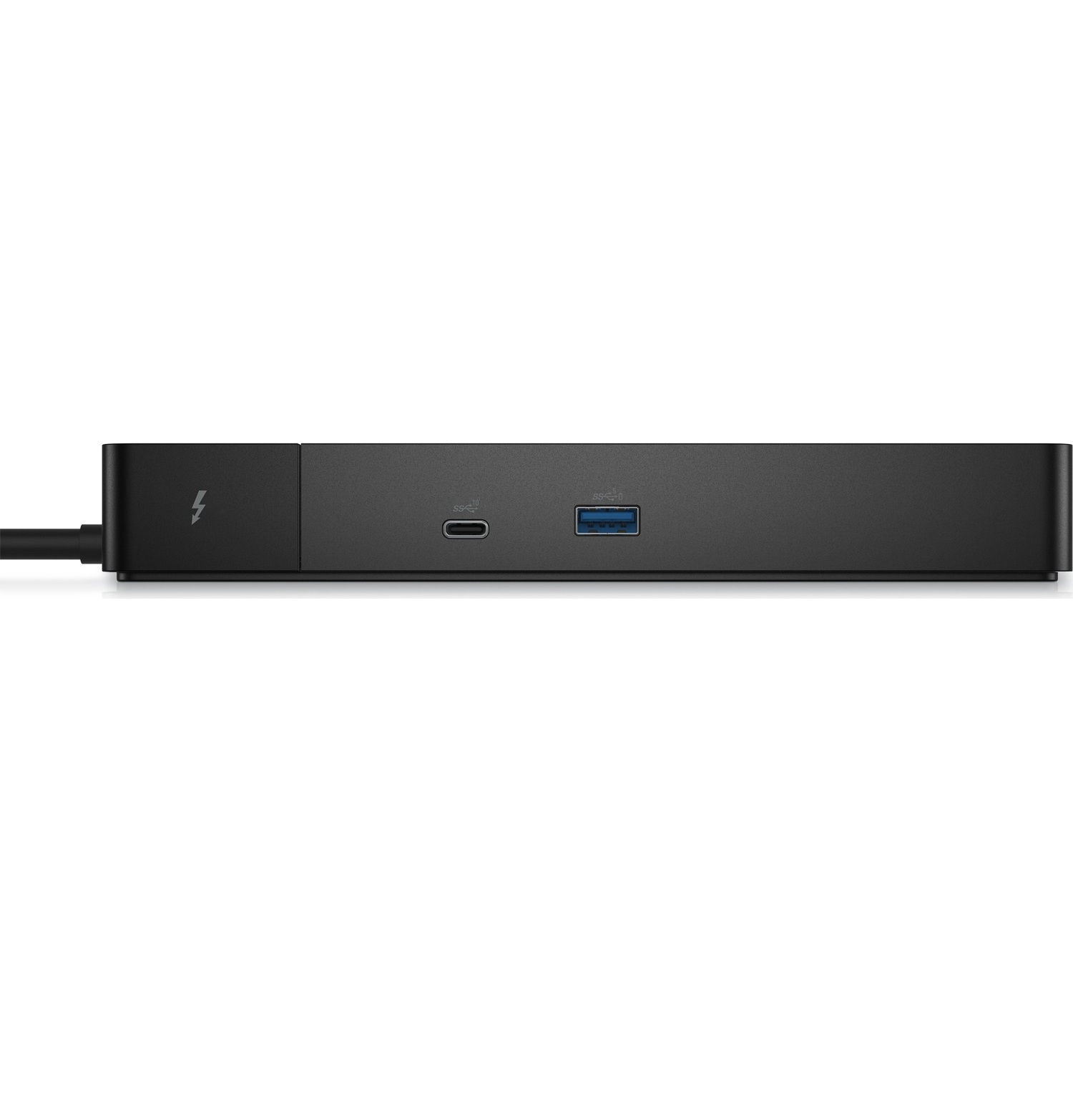 Schwarzer Dongle mit Blitz- und USB-Anschlüssen.