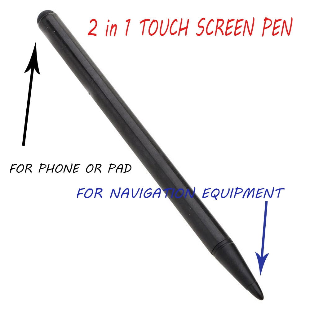 Schwarzer Touchscreen-Stift für Telefone, Pads und Navigationsgeräte.
