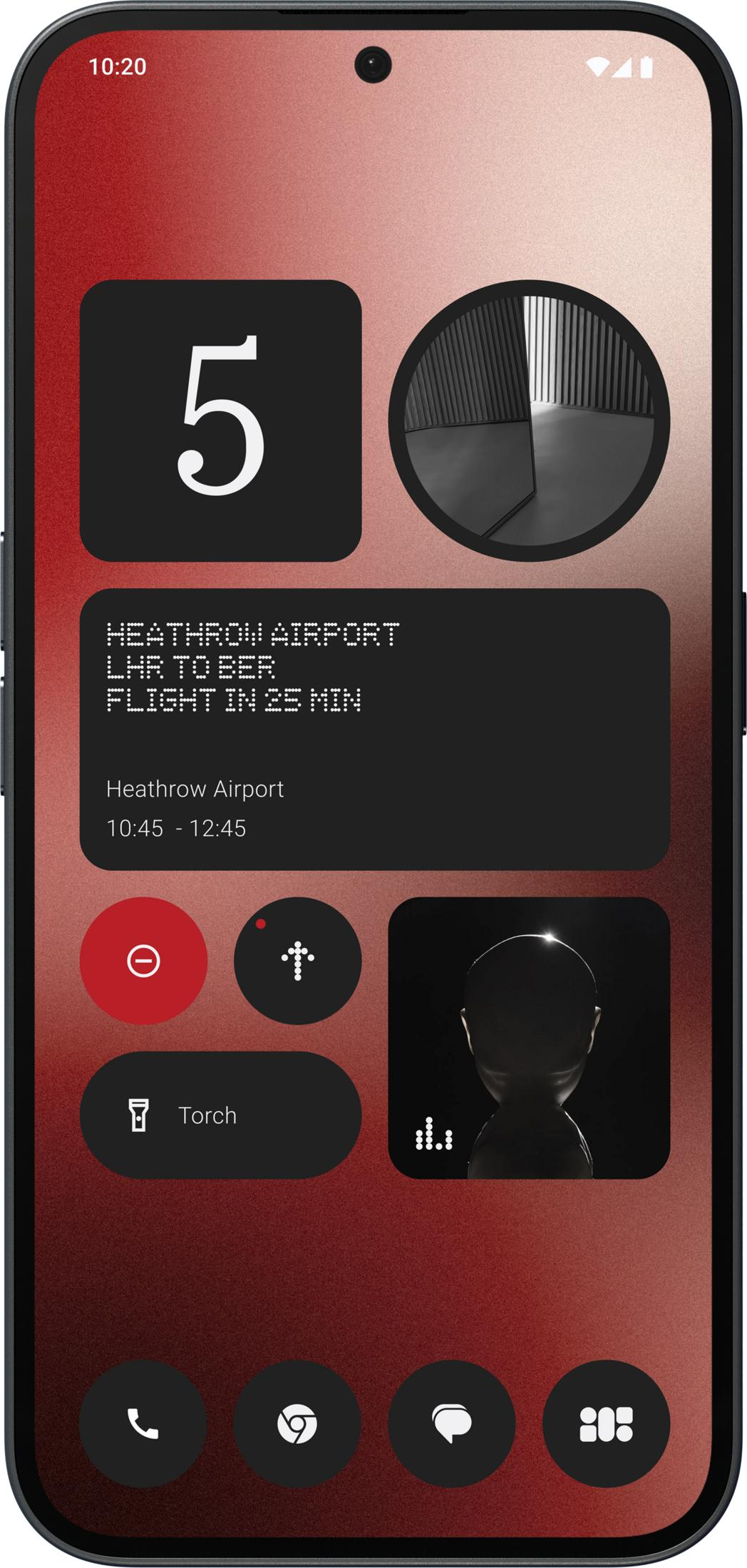 Información de vuelo: Aeropuerto de Heathrow, vuelo en 25 min, 10:45-12:45.