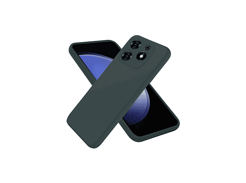 NEWFACE Tecno Spark Go 2024 Uyumlu First Silikon Telefon Kılıfı Koyu Yeşil