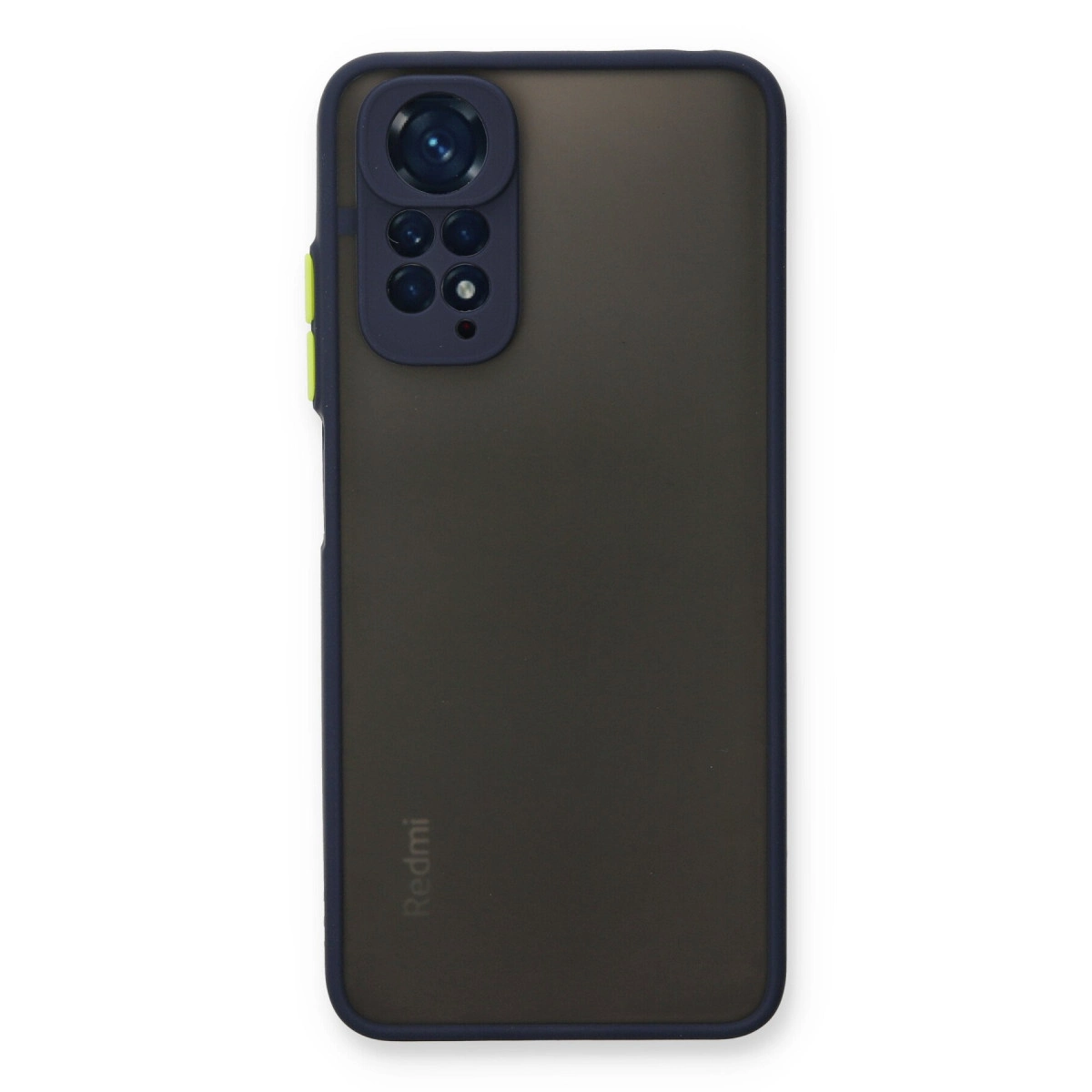 NEWFACE Xiaomi Redmi Note 11 Uyumlu Montreal Silikon Kapak Telefon Kılıfı Lacivert