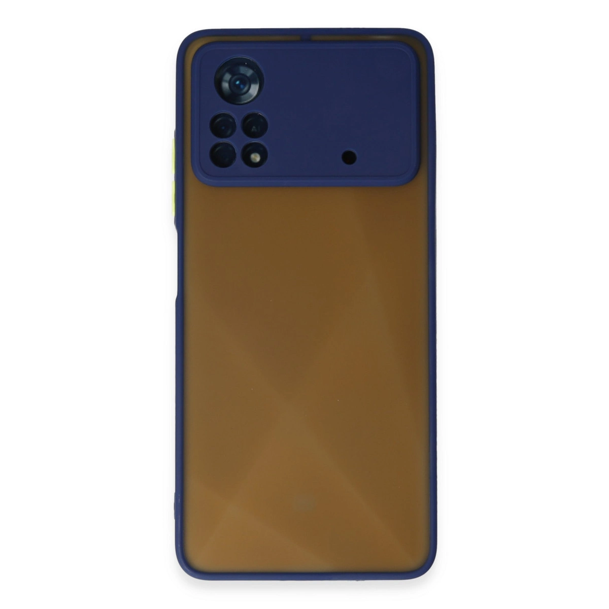 NEWFACE Xiaomi Poco X4 Pro 5G Uyumlu Montreal Silikon Kapak Telefon Kılıfı Lacivert