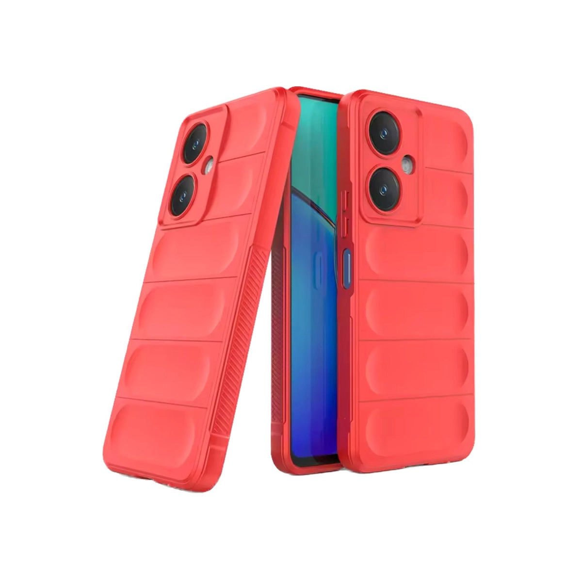 NEWFACE Vivo Y27 Optimum Uyumlu Silikon Telefon Kılıfı Kırmızı