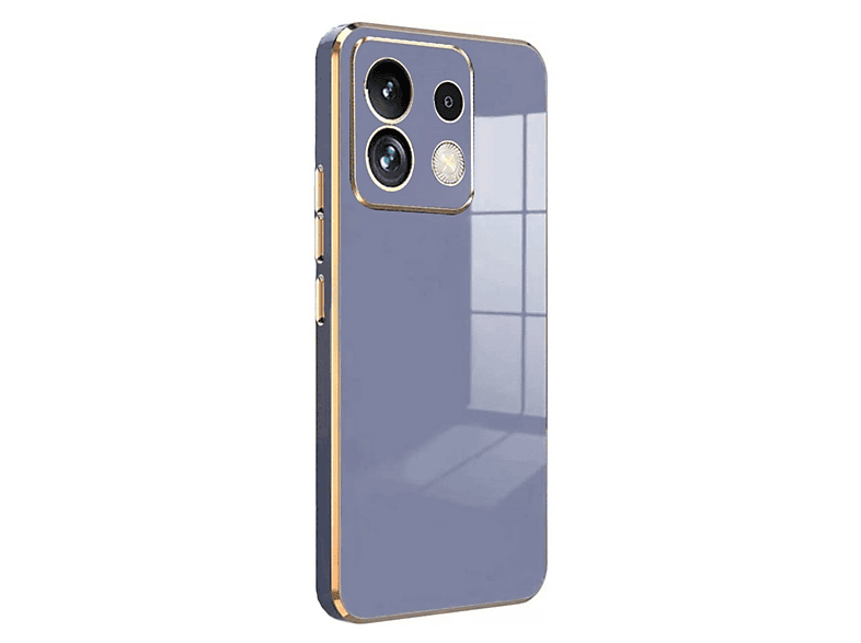 NEWFACE Xiaomi Poco M6 Pro 4G Uyumlu Volet Silikon Telefon Kılıfı Mavi