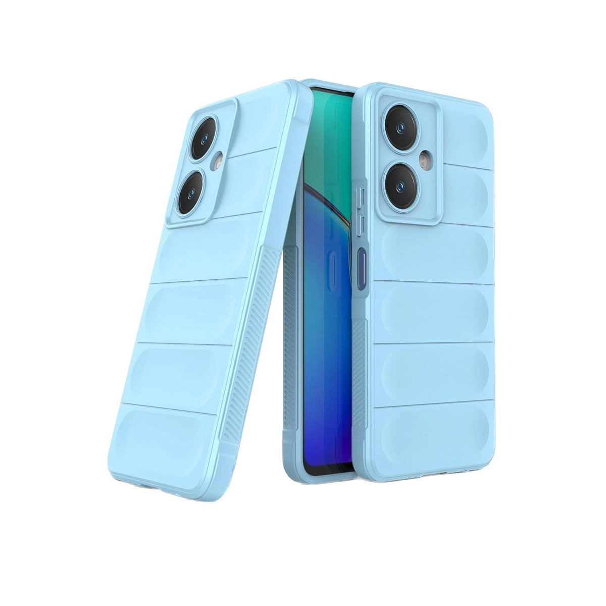 NEWFACE Vivo Y27 Optimum Uyumlu Silikon Telefon Kılıfı Sky Blue