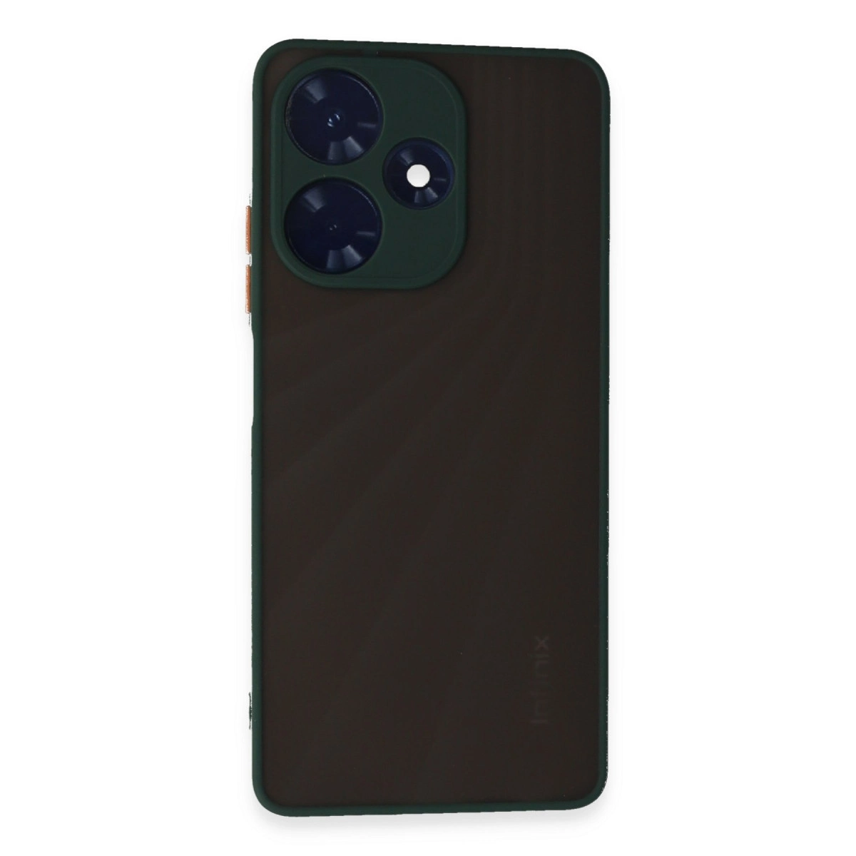 NEWFACE İnfinix Hot 30 4G Uyumlu Montreal Silikon Kapak Telefon Kılıfı Yeşil